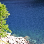 Lago di Tome, blu intenso.
