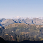 Vista sul Monte Rosa.