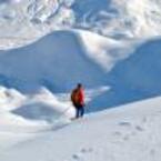 Scendendo verso l'Alpe Croce.