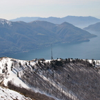 Vista su Cimetta dalla Trosa.