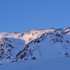 Primo sole sul Pizzo Predèlp.