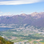 Vista sul Locarnese.