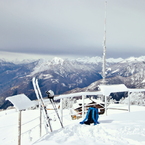 La piattaforma panoramica di Cimetta.