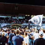 Sotto la tribuna vecchia.