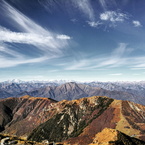 Vista in direzione del Monte Gambarogno.