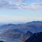 Lago di Lugano e Monviso.