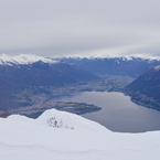 Vista verso il delta della Maggia.