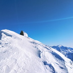 Cima di Garina, ometto di sassi.