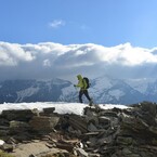 Arrivo sulla cima.