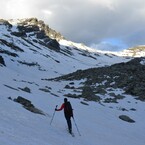 In salita, Valle di Sceru.