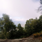 Vista sul delta della Maggia.