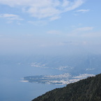 Vista sul delta della Maggia.