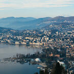 Il golfo di Lugano.