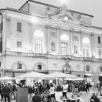 Piazza della Riforma e Municipio in festa.