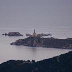 Isola dei Cavoli all'alba.