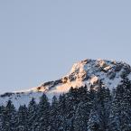 Primo sole sulla Cima di Gana Rossa.