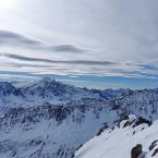 Panorama dalla vetta, verso sud.