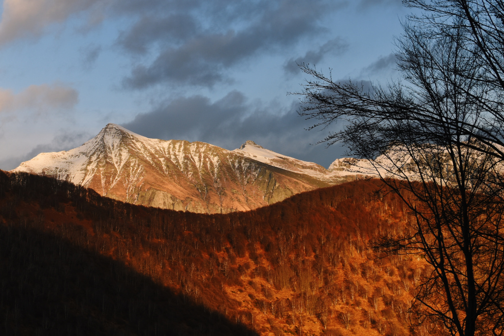 Tramonto sul Pizzo Vogorno