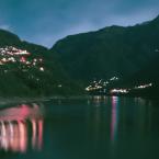 Mergoscia, il lago e il Pizzo Vogorno.