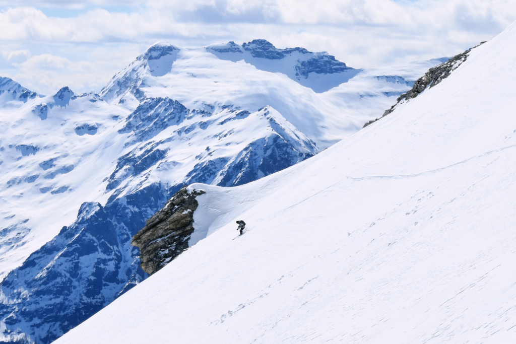 Discesa nord Cima di Gana Rossa