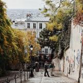 Scalinata a Montmartre.